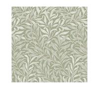 William Morris At Home Willow Bough Sage - Papel pintado no tejido (10 m x 52 cm, fácil de poner y quitar, 1005 x 52 cm)