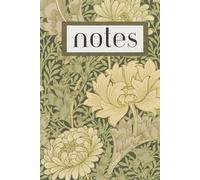 William Morris Chrysanthemum Hardcover Notebook: - Lined Journal with Vintage Floral Arts & Crafts Design