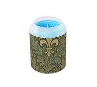William Morris Fleur De Lis - Cepillo de silicona portátil para limpiar patas suave y esencial para todos los dueños de mascotas para gatos y perros