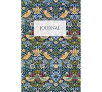 William Morris Floral Pattern Journal: 200 Pages Cream Paper, Hardcover Notebook for Writing and Journaling