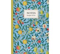 William Morris Four Fruits Pattern Notebook: A5 Lined Notebook | Arts and Crafts Inspired Stationery