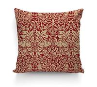William Morris - Funda de almohada con patrón artístico de 45 x 45 cm (#11)