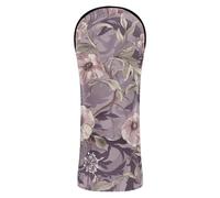 William Morris - Fundas de golf impermeables con etiquetas de números para bosques y conductores, diseño floral, color malva