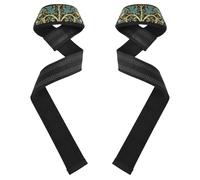 William Morris Green Life Tree - Muñequeras y correas de levantamiento antideslizantes de 26 pulgadas, accesorios de gimnasio para levantamiento de pesas, culturismo, levantamiento de potencia