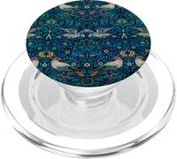 William Morris - Patrón de pájaros - Diseño Art Nouveau PopSockets PopGrip para MagSafe