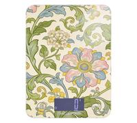 William Morris Pink Lily - Báscula digital de viaje impermeable para alimentos, 11 libras/0 18 onzas, 5 kg/5 g (Escenario) con 4 unidades para hornear, hornear, bascula digital de peso para comida