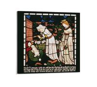 William Morris - Sir Tristan Is Recognized by Isolde The Fairs Dog from The S Poster Cool Artworks Painting Wall Art Canvas Prints