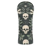 William Morris Style Pirates - Juego de fundas para cabeza de palo de golf, color verde oscuro, con etiquetas de números para maderas y conductores, regalos de golf híbridos para hombres