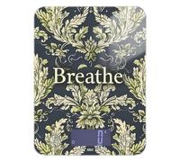 William Morris Style Text Breathe Lime - Báscula digital impermeable para alimentos de cocina, 11 libras/1 onzas, báscula digital de 5 kg/5 g, peso digital con 4 unidades para hornear y cocinar (pilas