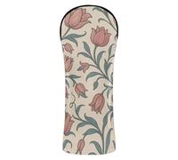 William Morris Tulips - Juego de funda para cabeza de golf con etiquetas de números, diseñada para adaptarse a todas las cubiertas de carrito de golf de Woods y Drivers