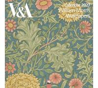 William Morris Wallpapers - Tapetendesign 2027 - Original Flame Tree Publishing-Kalender [Kalender]