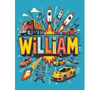 William Personalized Notebook: Contains select sheets w/inspirational quotes and is perfect for journaling, note taking, or just having fun and ... sized (8.5x11) perfect for notes or big jobs.