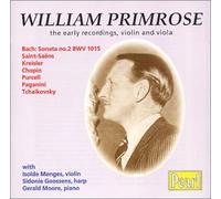William Primrose - William Primrose Early Recordings