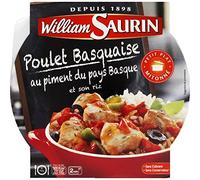 William Saurin Baskais Pollo con chile Espelet y arroz - Plato microondas 285 g