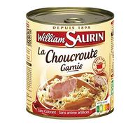 William Saurin - Choucroute relleno de vino blanco 800 g - 4 unidades