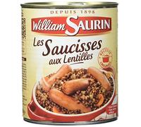 William Saurin La Caja de 3 Salchichas de Lente 840 g