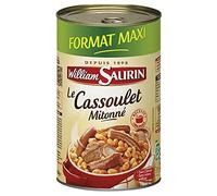 William Saurin Le Cassoulet Mitonné, 1260 g, gourmet enlatado, autenticidad y delicias culinarias, 3 unidades