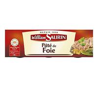 William Saurin - Paté de hígado del suroeste, 234 g, sabor casero para gourmets, 4 unidades