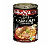 William Saurin Toulousain Cassoulet con grasa de ganso - plato cocido, 420 g