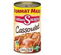 WILLIAM SAURIN | William Saurin Cassoulet Mitoned - Plato cocinado 1,260 Kg | Lote de (2) | Entrega gratuita