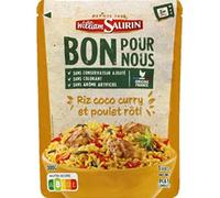 William Saurin William saurin Doypack Bon Pour Us Arroz y pollo Roti, salsa de coco al curry 300 g, paquete de 300 g