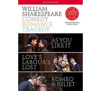 William Shakespeare - Comedy/Romance/Tragedy [Limited Edition] [4 DVDs] [Reino Unido] [DVD]