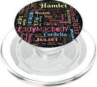 William Shakespeare Elenco de Personajes PopSockets PopGrip para MagSafe