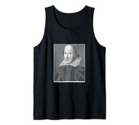 William Shakespeare Retrato Teatro Escritor Histórico Camiseta sin Mangas