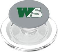 William Smith College Herons WS Monogram Logo - HWSC PopSockets PopGrip para MagSafe