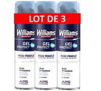 Williams Gel de afeitar piel Fragile 200 ml - juego de 3