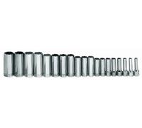 Williams msbd-19hrc 19 piezas 3/8 pulgadas Drive Metric profundo 6 punto de llaves de vaso