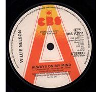 WILLIE NELSON - ALWAYS ON MY MIND 7" (45) UK CBS 1982 B/W PARTY'S OVER (CBSA2511) PIC SLEEVE [Vinilo]