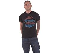 Willie Nelson Camiseta Americana con Logotipo Oficial para Hombre, Color Negro, Talla XL