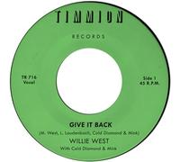 Willie West & Cold Diamond & Mink - Give It Back + Give It Back (Instrumental) [Vinilo]