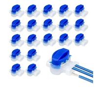Willingood Conector de cable para robot cortacésped, 20 unidades, resistente al agua, terminales de conexión, terminales de conexión, cable conector de alambre con relleno de gel, para robot