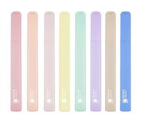 Willingood Rotuladores fluorescentes pastel de la Biblia, juego de resaltadores con punta de cincel suave, 8 unidades, Dry Fast, rotuladores de Biblia para papel fino, planificador de diario