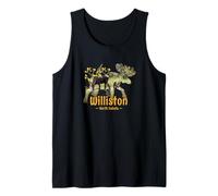 Williston Dakota del Norte Ver Alces Souvenir Camiseta sin Mangas