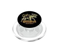 Williston Dakota del Norte Ver Alces Souvenir PopSockets PopGrip para MagSafe