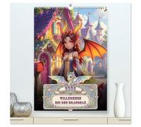Willkommen bei den Dragonas (hochwertiger Premium Wandkalender 2026 DIN A2 hoch), Kunstdruck in Hochglanz: Ein ganzer Kalender voller Drachenfrauen