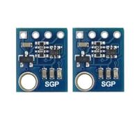 Willoghsa 2 unidades -SGP40 SGP40 TVOC ECO2 CO2 sensor de dióxido de carbono formaldehído, sensor de vigilancia de CO2, módulo de control de calidad del aire de plástico