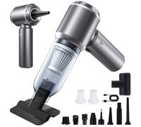 WILLONG Aspirador De Mano,20000Pa Mini Potente Aspiradora Coche, Portátil Recargable USB Aspiradora Sin Cable Pelo De Mascotas, Coche, Hogar