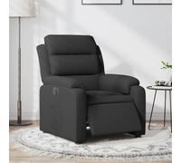 Willood Sillón Reclinable Eléctrico, Silla con Respaldo Reposabrazos, Sillón Orejero Ajustable, Asiento para Personas Mayores, Tela Color Negro