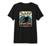 Willow Cr alifornia USA Sasquatch Bigfoot Pie Grande Camiseta Premium