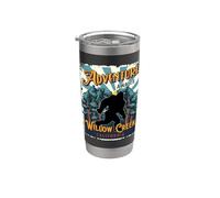Willow Cr alifornia USA Sasquatch Bigfoot Pie grande Vaso térmico de acero inoxidable de doble pared