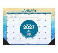 Willow Creek Press, Beach - Almohadilla de escritorio pequeña 2027 de 17 x 12 pulgadas