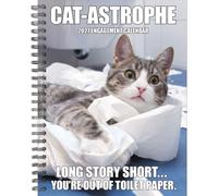 Willow Creek Press, Cat-astrophe - Planificador de compromiso 2027 de 16,5 x 21,6 cm