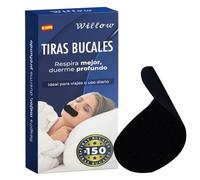 Willow® SUPER PACK AHORRO 150 tiras bucales | Mouth tape | Tiras bucales para dormir | Antironquidos | Adhesivo Hipoalergénico | Cinta bucal para dormir | Tapa bocas para dormir