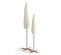 Willow Tree Árbol de ciprés, Accesorio esculpido Pintado a Mano para belén