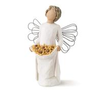 Willow Tree Figura de ángel con Girasoles, Home Deco, Enesco | Símbolo de protección, orientación y comodidad, fundido a partir de una talla original de Susan Lordi