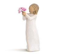 Willow Tree Figura de niña con Flores, Home Deco, Enesco